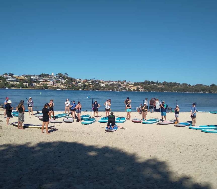 GROUP SUP SESSIONS at Point Walter, Bicton. And Shoalwater Marine Park ( Safety Bay & Penguin Island, Rockingham )