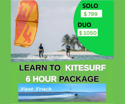 FAST TRACK - 6 HOURS OF KITESURFING LESSONS IN SAFTEY BAY, ROCKINGHAM